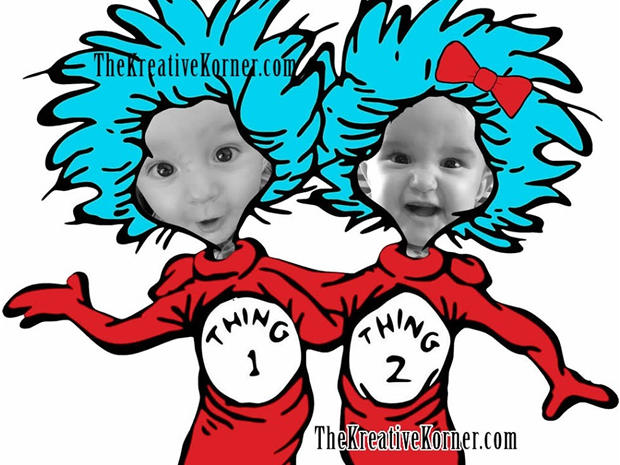 Thing 1 & Thing 2 My Twins 1st Birthday Party